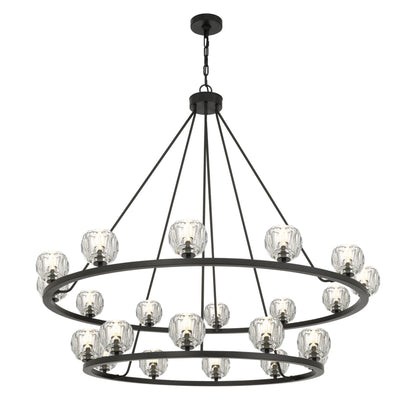 Aragon 48'' LED Matte Black Chandelier Black 48"W x 45.75"H x 48"D