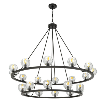 Aragon 48'' LED Matte Black Chandelier Black 48"W x 45.75"H x 48"D
