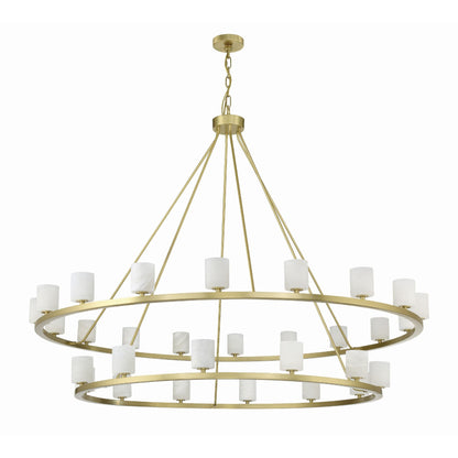 Aragon 58.75'' LED Soft Brass Chandelier Gold 58.75"W x 46"H x 58.75"D