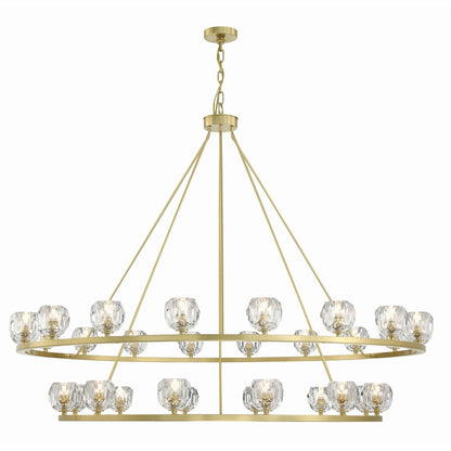 Aragon 60'' LED Soft Brass Chandelier Gold 60"W x 46"H x 60"D