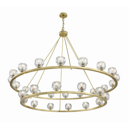 Aragon 60'' LED Soft Brass Chandelier Gold 60"W x 46"H x 60"D
