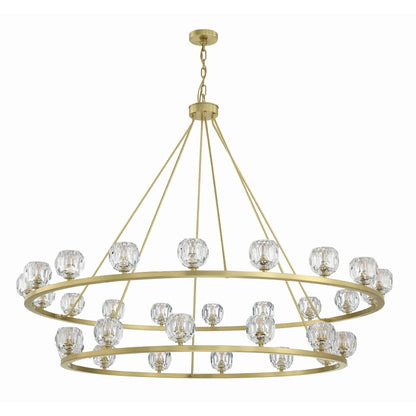 Aragon 60'' LED Soft Brass Chandelier Gold 60"W x 46"H x 60"D