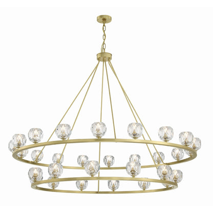 Aragon 60'' LED Soft Brass Chandelier Gold 60"W x 46"H x 60"D