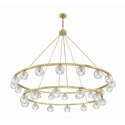 Aragon 60'' LED Soft Brass Chandelier Gold 60"W x 46"H x 60"D
