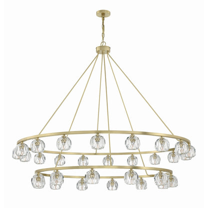 Aragon 60'' LED Soft Brass Chandelier Gold 60"W x 46"H x 60"D