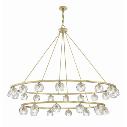 Aragon 60'' LED Soft Brass Chandelier Gold 60"W x 46"H x 60"D