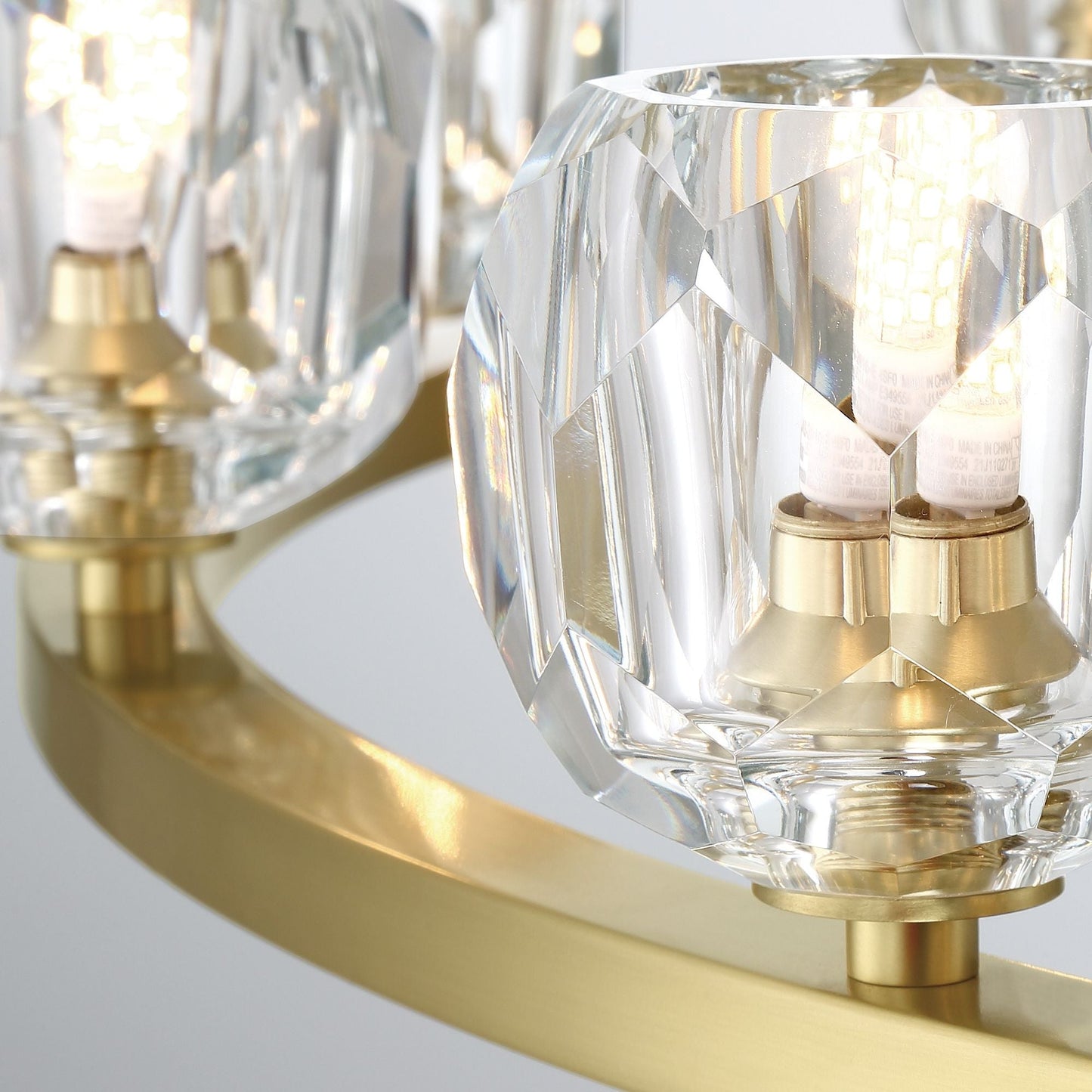 Aragon 60'' LED Soft Brass Chandelier Gold 60"W x 46"H x 60"D