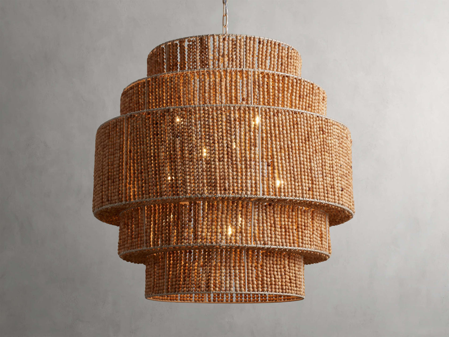 Aravelle Tiered Beaded Chandelier
