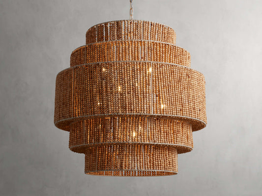 Aravelle Tiered Beaded Chandelier