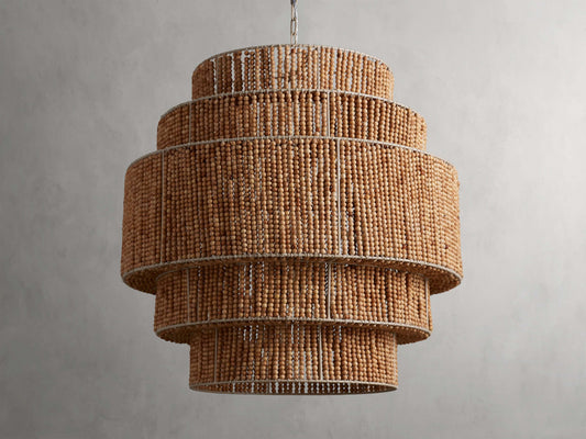 Aravelle Tiered Beaded Chandelier