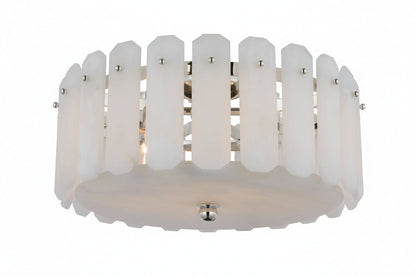 Alabaster Downtor Chandelier 18"D