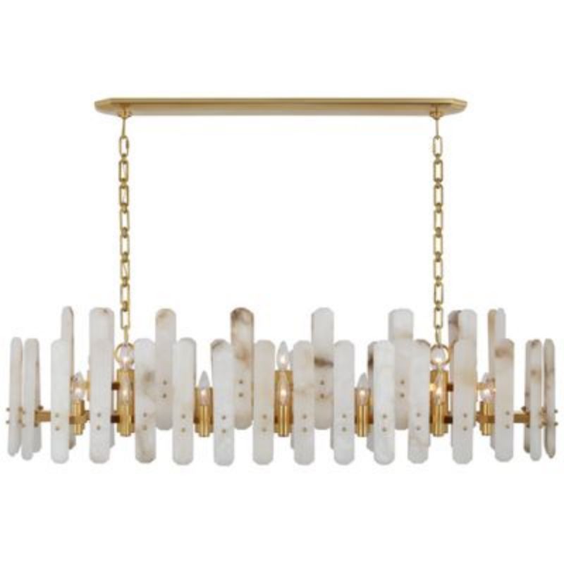 Alabaster Downtor Large Linear Chandelier