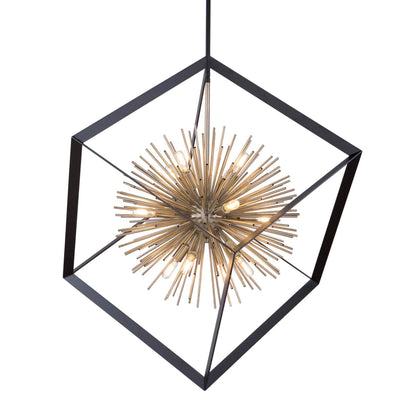 Sunburst 12 Light 37" Wide Pendant