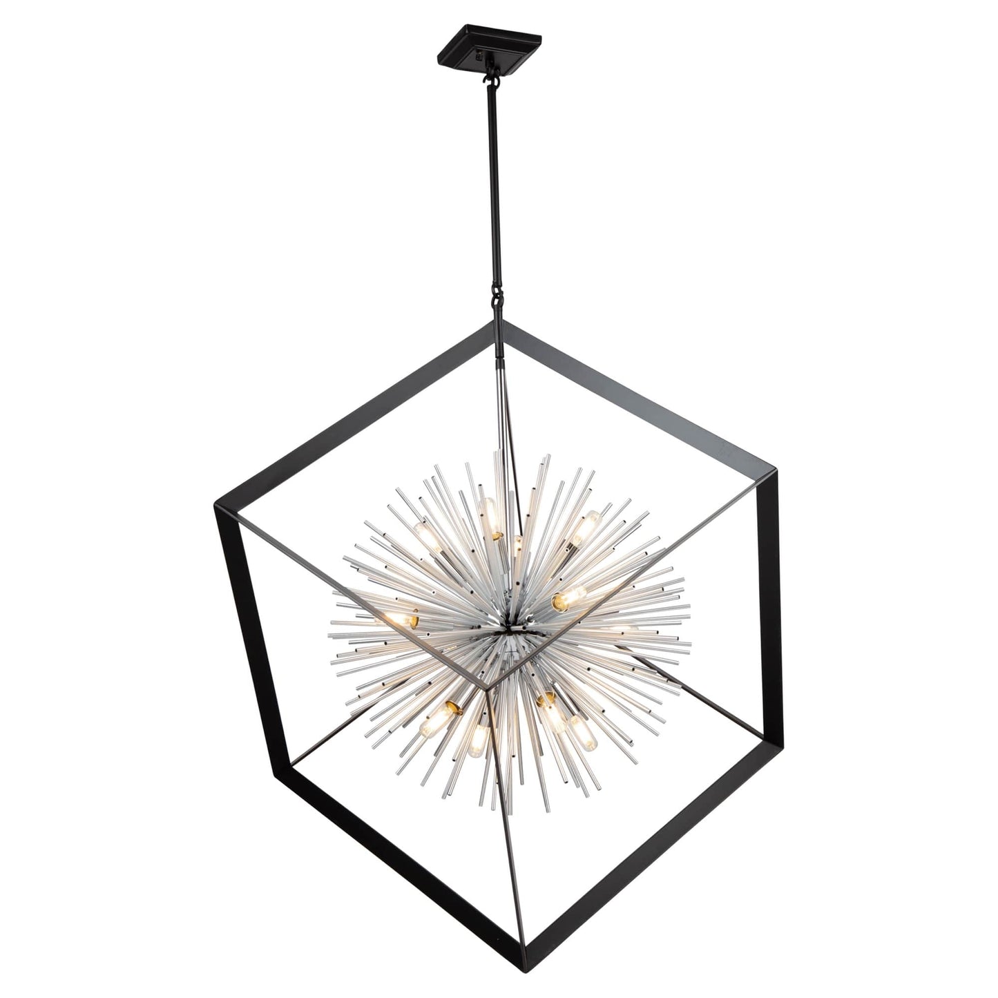Sunburst 12 Light 37" Wide Pendant