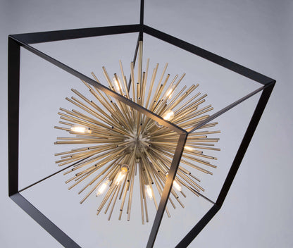 Sunburst 12 Light 37" Wide Pendant