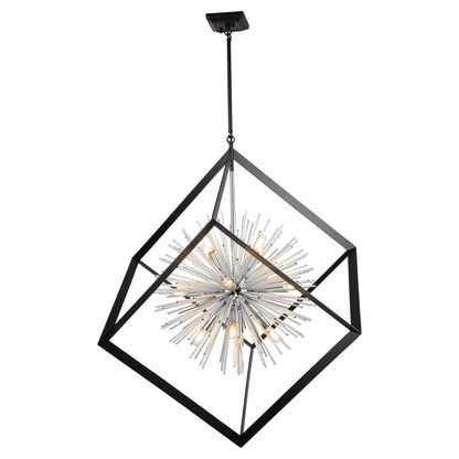 Sunburst 12 Light 37" Wide Pendant