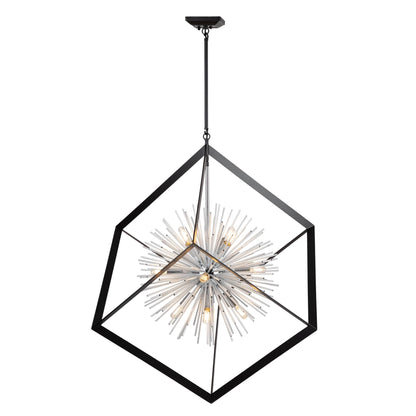 Sunburst 12 Light 37" Wide Pendant