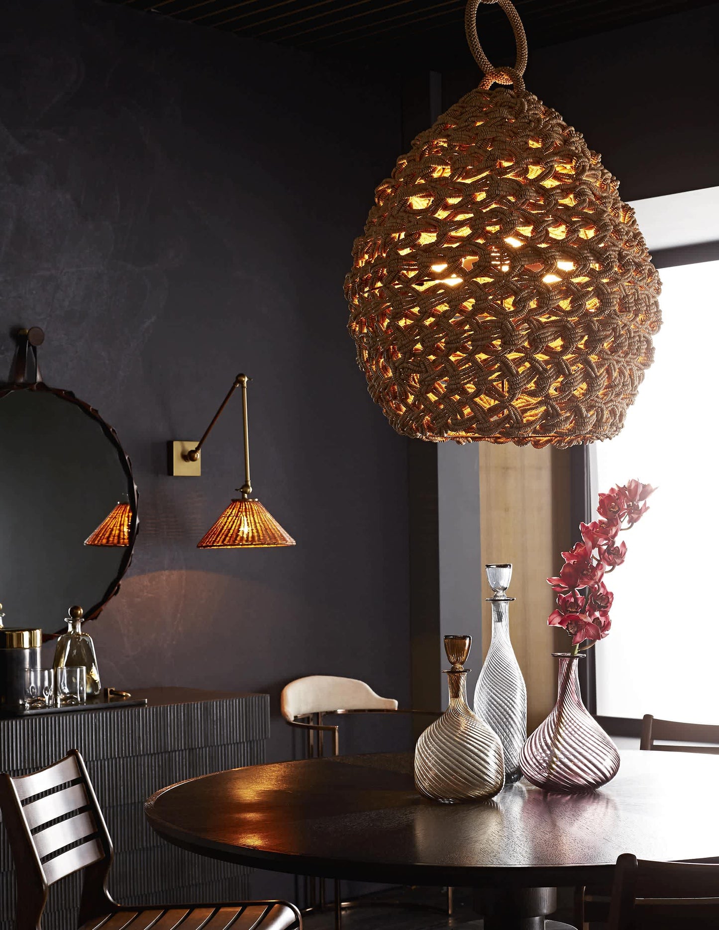 Saxon 3 Light 24" Wide Pendant
