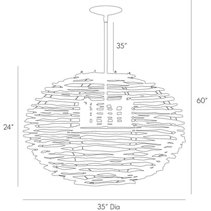 Rook 35" Chandelier