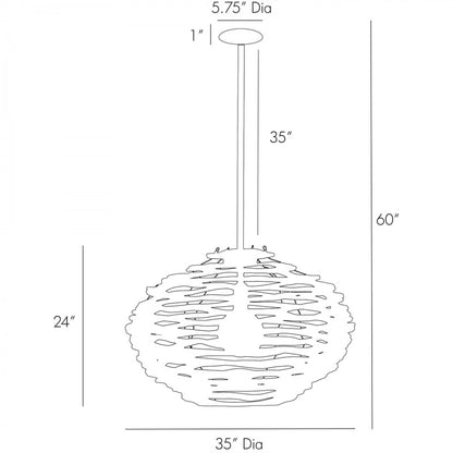 Rook 24" Pendant