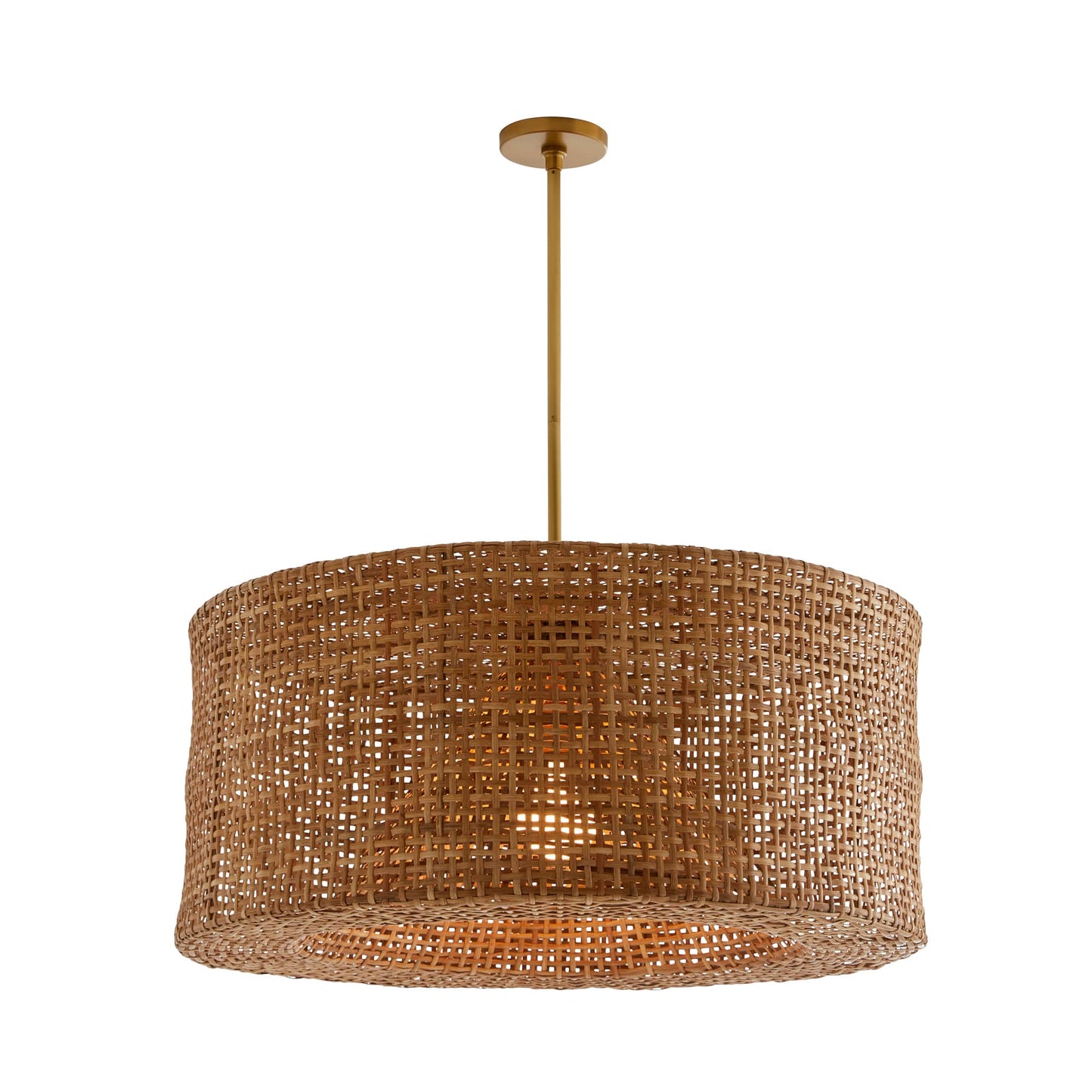 Nev 32" Wide Drum Chandelier
