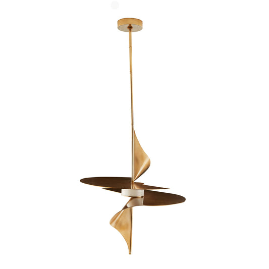 Renly 24" Wide LED Commercial Abstract Pendant