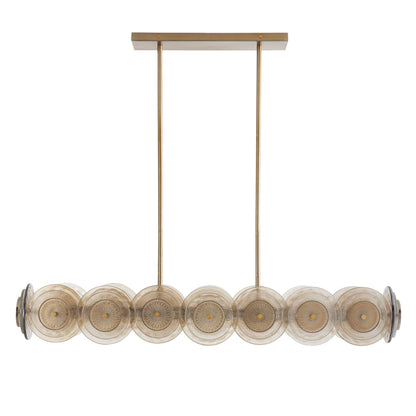 Kinlee 12 Light 51" Wide Linear Chandelier