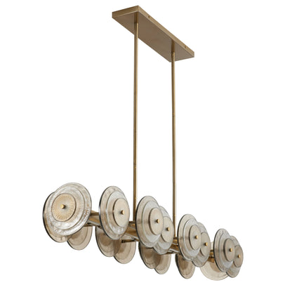 Kinlee 12 Light 51" Wide Linear Chandelier