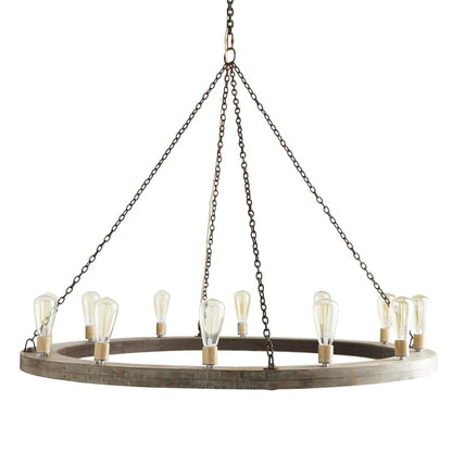 Arteriors Geoffrey 12 Light 48" Wide Ring Chandelier