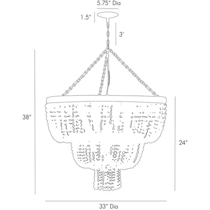 Chappellet 33" Chandelier
