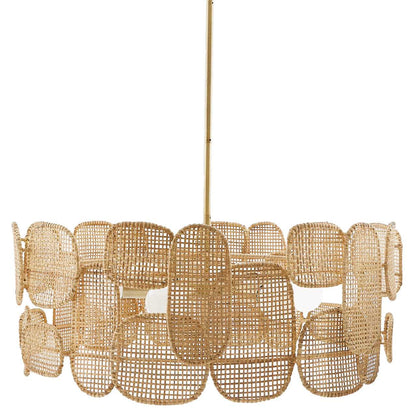 Ronaldo 6 Light 30" Wide Commercial Drum Chandelier