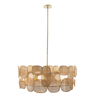 Ronaldo 6 Light 30" Wide Commercial Drum Chandelier