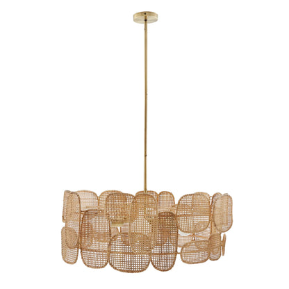 Ronaldo 6 Light 30" Wide Commercial Drum Chandelier