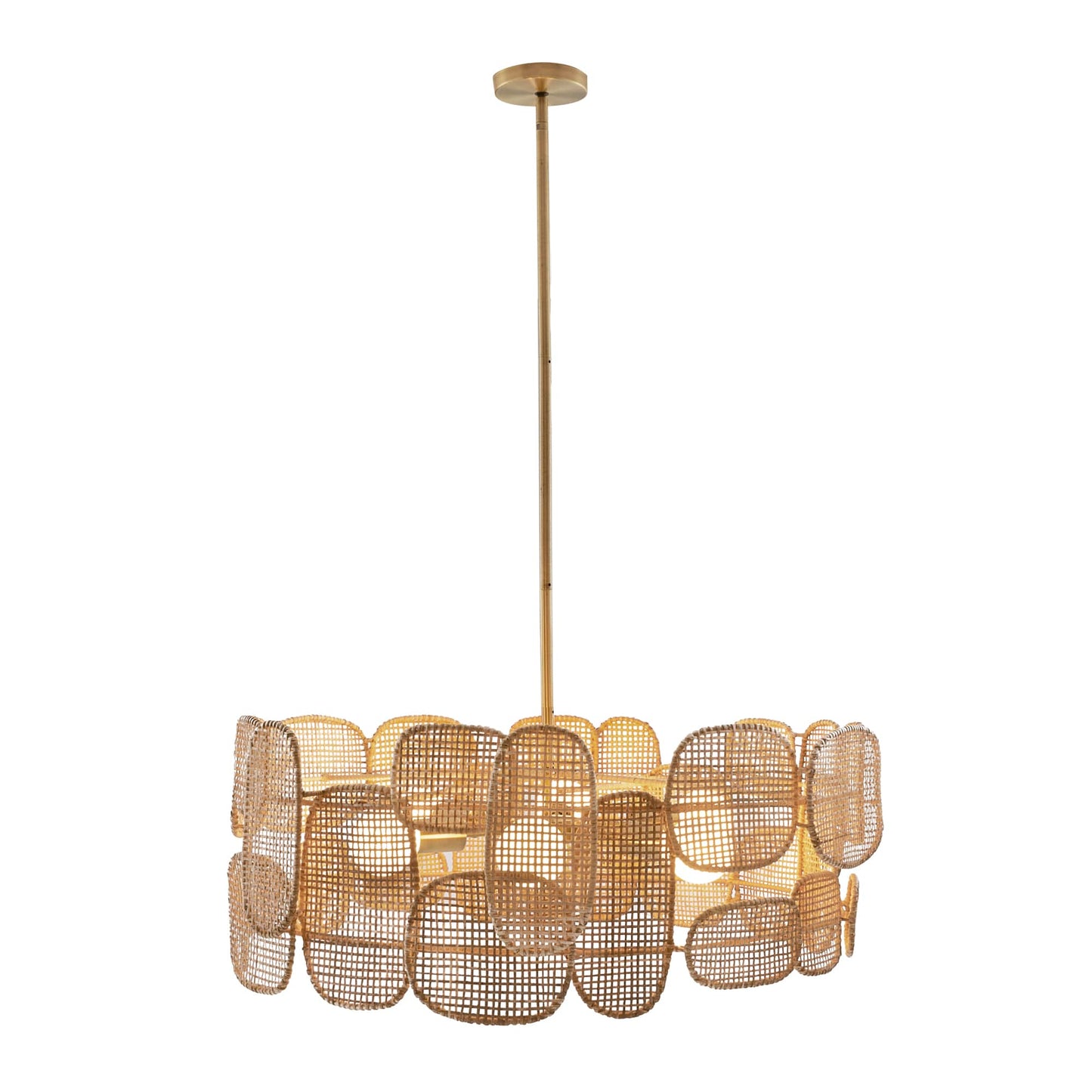 Ronaldo 6 Light 30" Wide Commercial Drum Chandelier