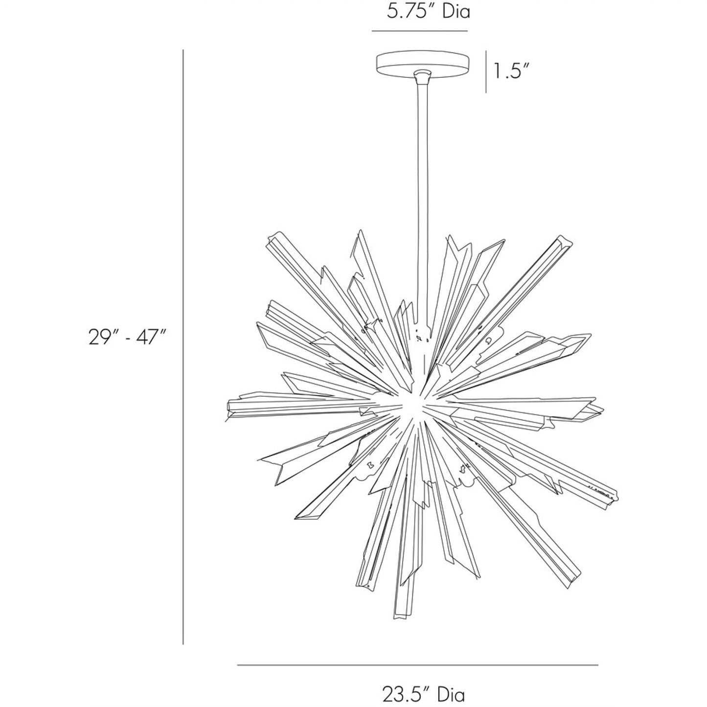 Waldorf 23" Chandelier