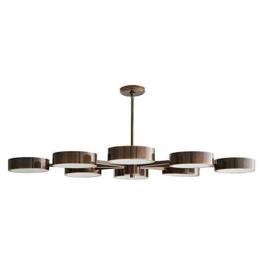 Linus Starburst 8 Light 52" Wide Chandelier