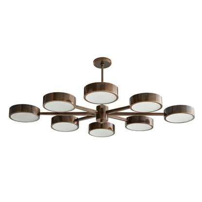 Linus Starburst 8 Light 52" Wide Chandelier