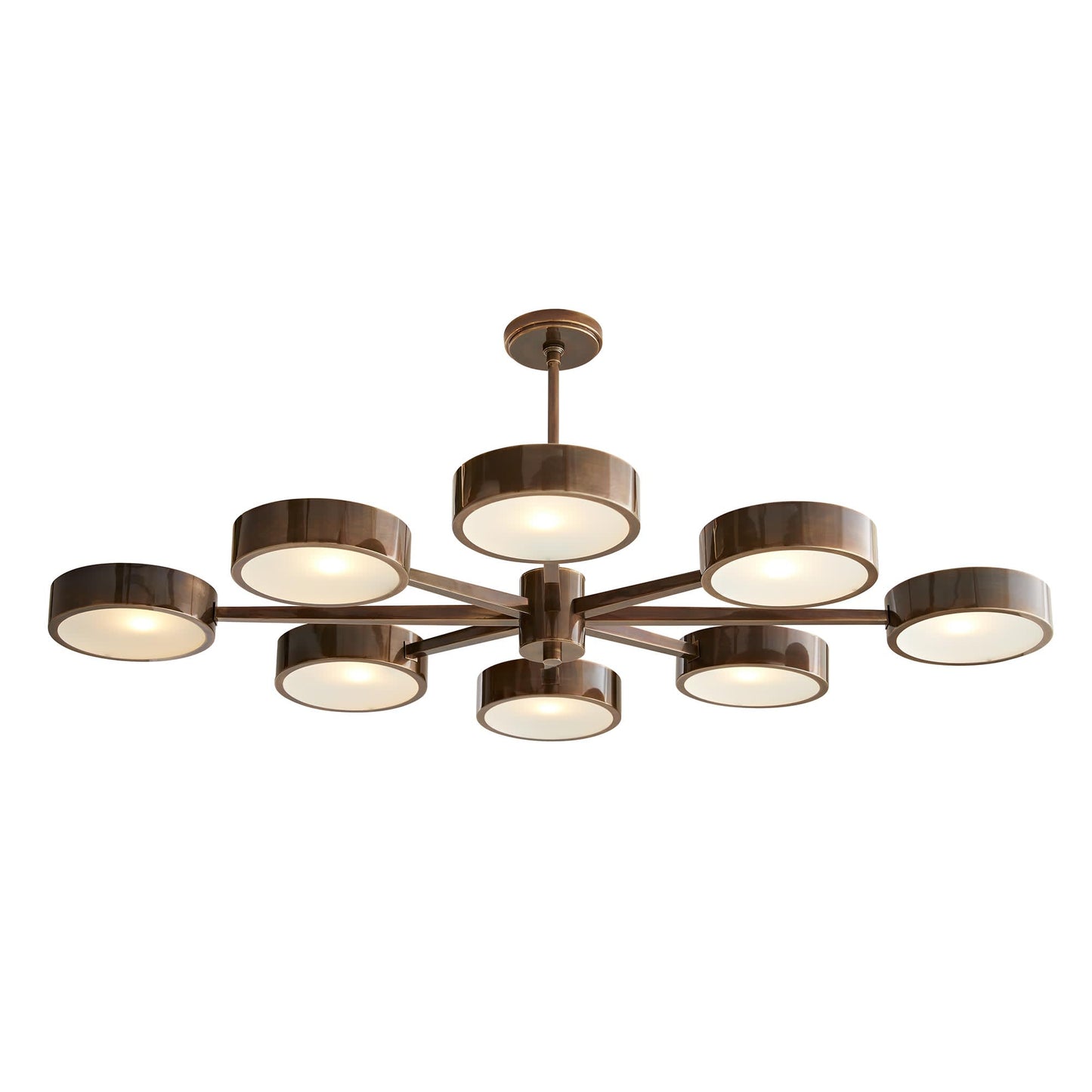 Linus Starburst 8 Light 52" Wide Chandelier
