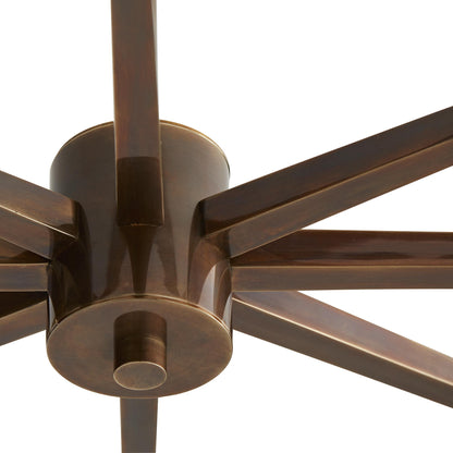Linus Starburst 8 Light 52" Wide Chandelier