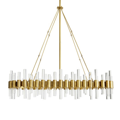 Arteriors Haskell 10 Light 43" Wide Linear Chandelier