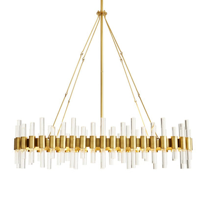 Arteriors Haskell 10 Light 43" Wide Linear Chandelier