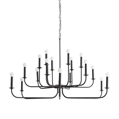 Breck 18 Light 48" Wide Taper Candle Chandelier