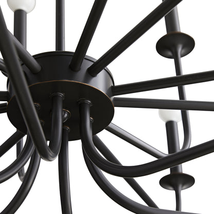 Breck 18 Light 48" Wide Taper Candle Chandelier