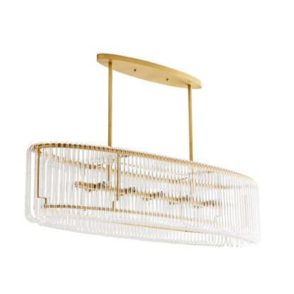 Chandler 12 Light 51" Wide Linear Chandelier