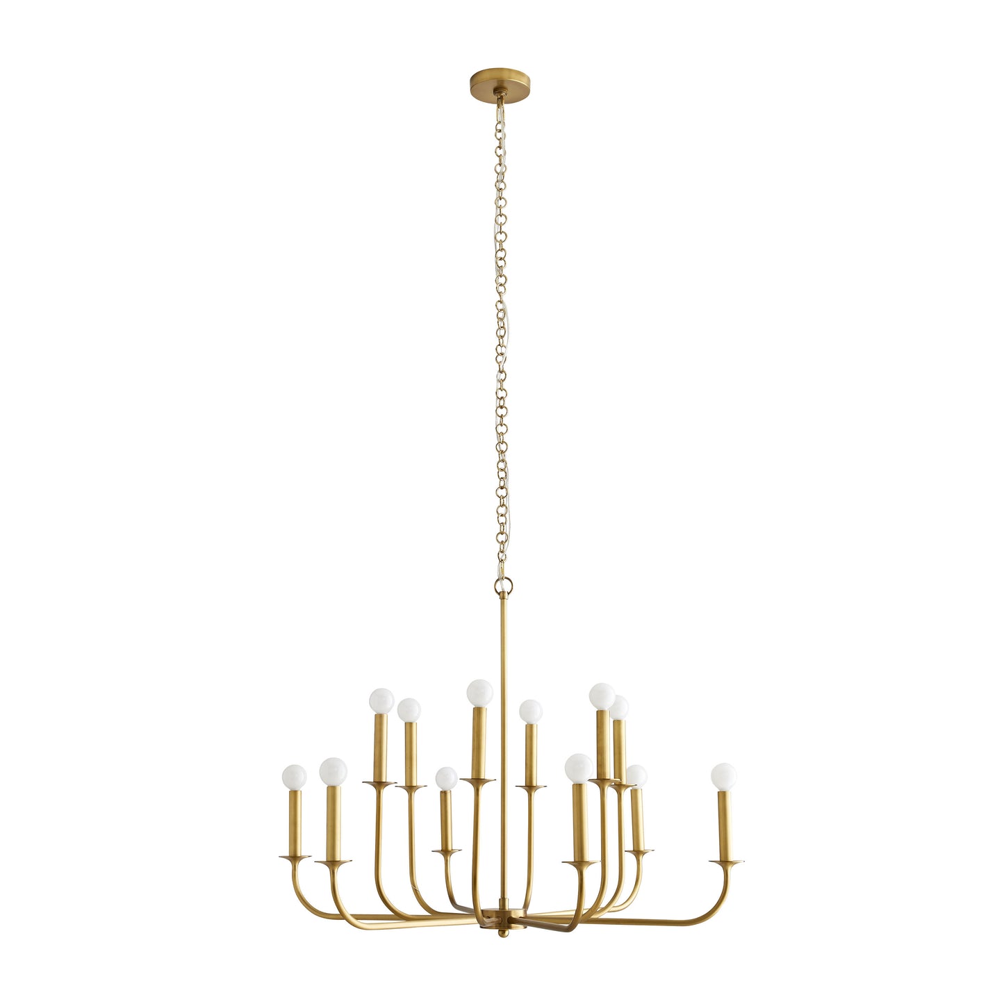 Breck 12 Light 36" Wide Taper Candle Chandelier