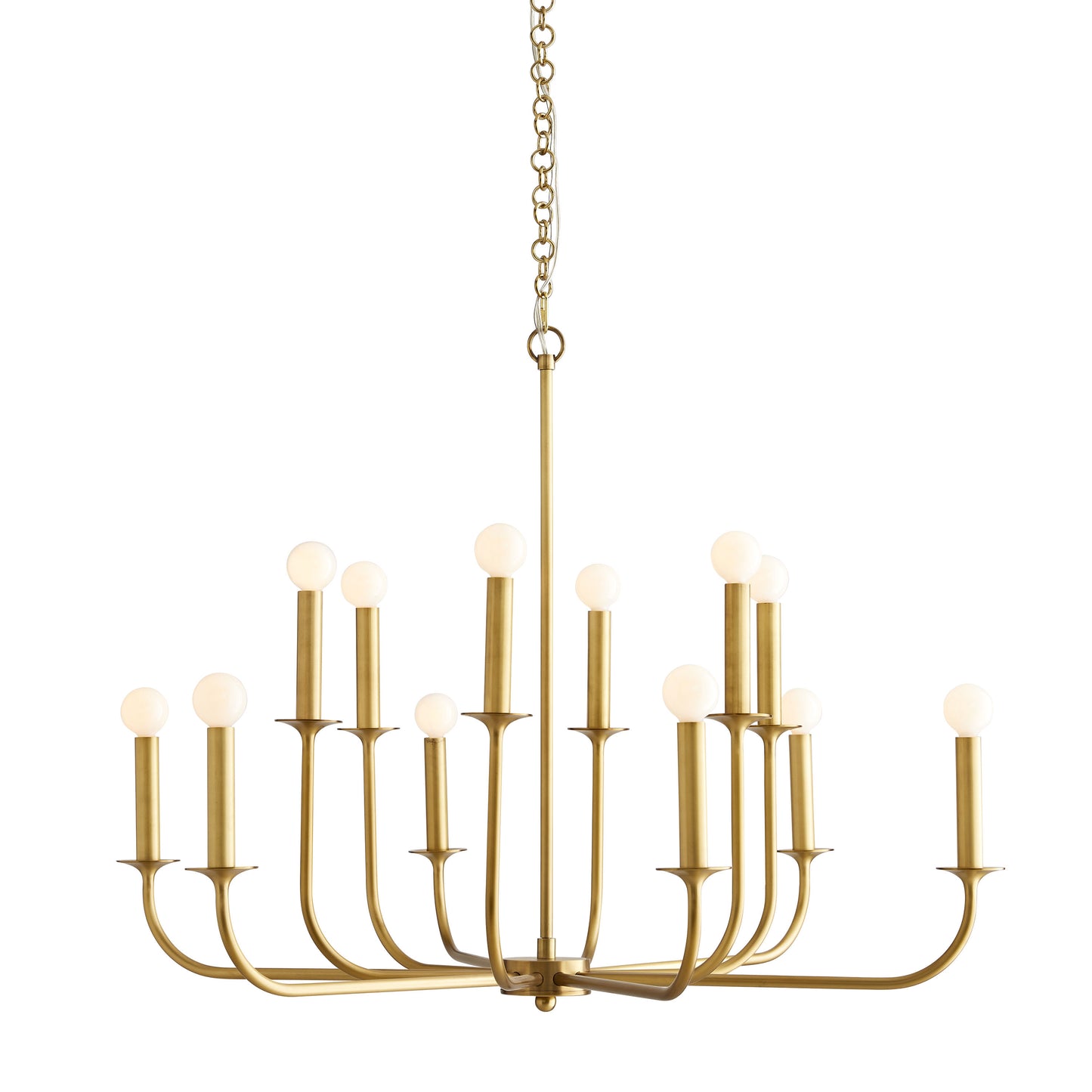 Breck 12 Light 36" Wide Taper Candle Chandelier