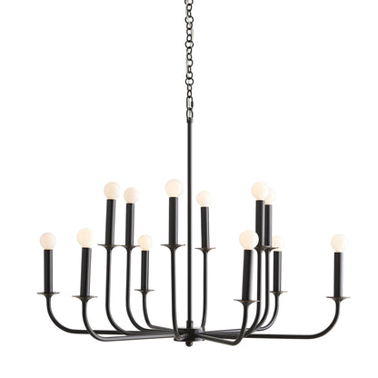 Breck 12 Light 36" Wide Taper Candle Chandelier