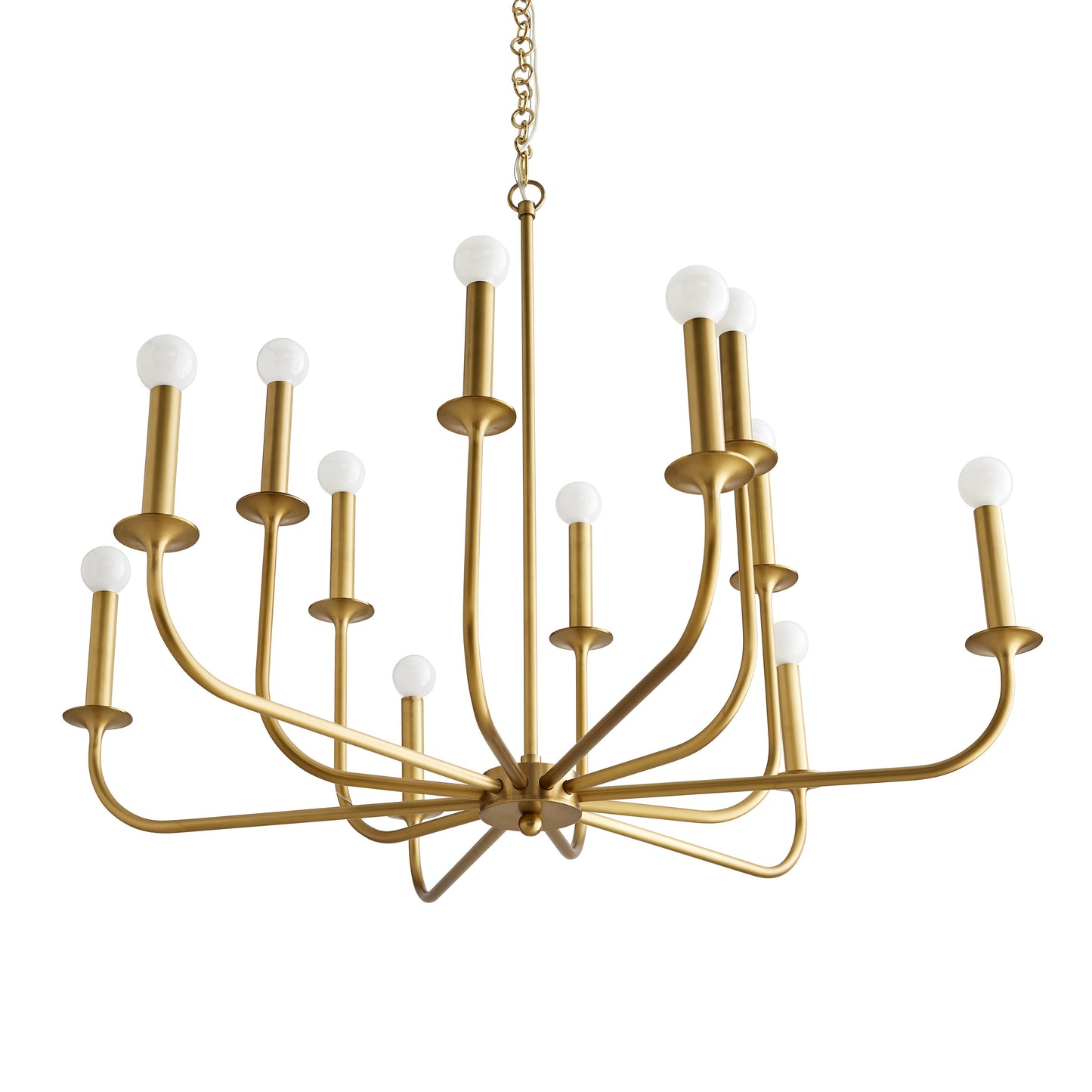 Breck 12 Light 36" Wide Taper Candle Chandelier