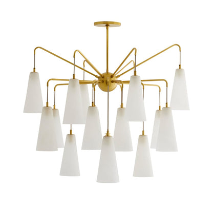 Arteriors Mika 18 Light 41" Wide Chandelier