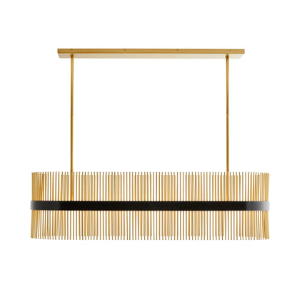 Hozier 10 Light 50" Wide Linear Chandelier